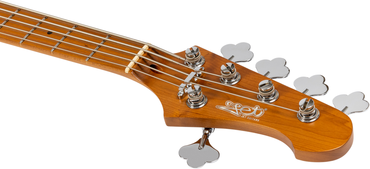 JET Guitars JJB-305 DBL, JB-Style 5-string Deep Blue – elektrische basgitaar – JB-Stijl 5-snarige Diepblauw