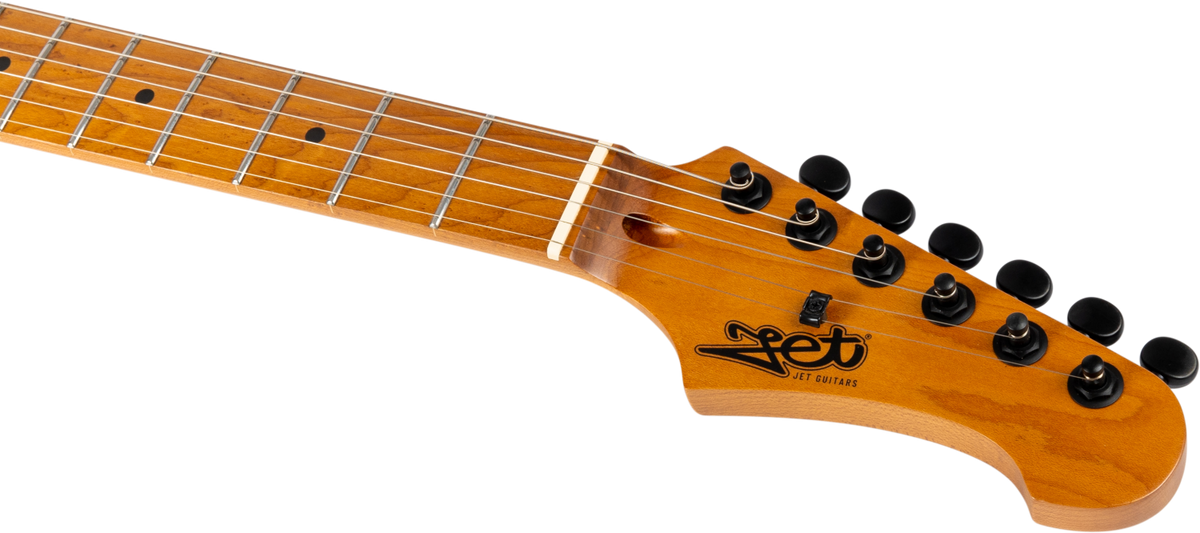 JET Guitars JS-500 MGR – elektrische gitaar – S-stijl HH mat Groen