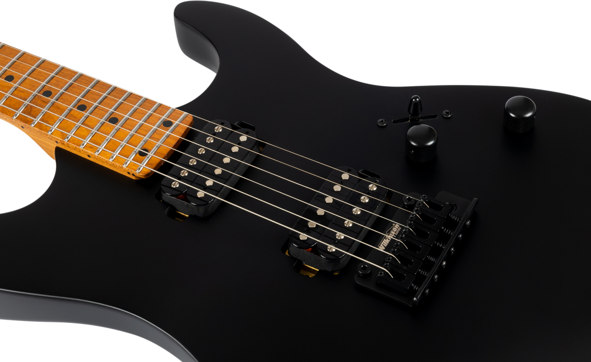 JET Guitars JS-500 MBK – elektrische gitaar – S-stijl HH mat Zwart