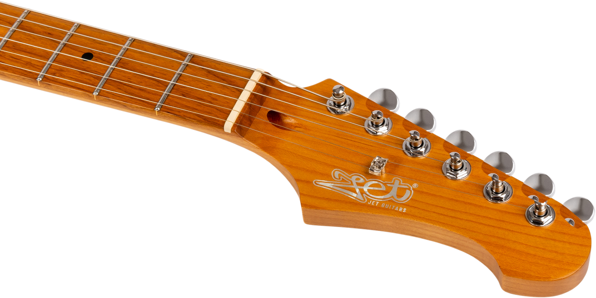 JET Guitars JJ-300 P90 BK – elektrische gitaar – J-stijl P90 elektrisch Zwart