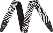 Fender 0990601051 Wild Animal Print 2 inch Gitaarband Synthetisch Bont Zebra Print