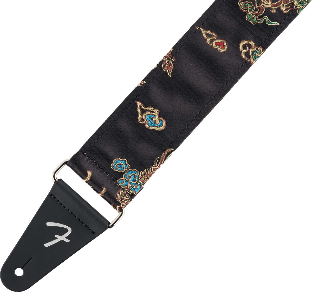 Fender 0990638050 Satin Dragon Gitaarband Zwart afbeelding 2