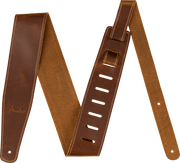 Fender 0990641021 Broken-In Leer Gitaarband 2.5 inch Tan