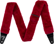 Fender 0990642025 Poodle Pluche Gitaarband Rood