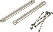 Fender 0990910000 Pure Vintage chassisstrips groot 5 5/8 inch nikkel set van 2