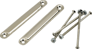 Fender 0990911000 Pure Vintage chassisstrips middel 4 5/8 inch nikkel set van 2