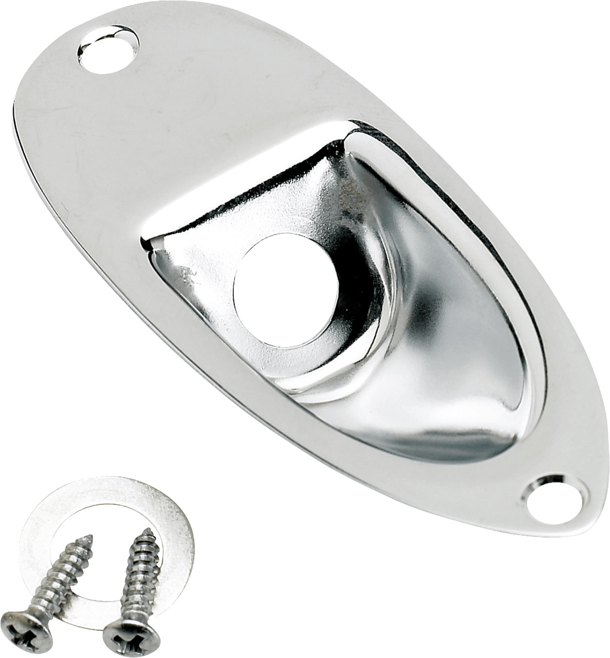 Fender 0991940100 Stratocaster Verzonken Jackplaat Chroom