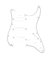 Fender 0992018000 '62 Vintage Stratocaster SSS Slagplaat Wit 11-Gaats 3-Laags