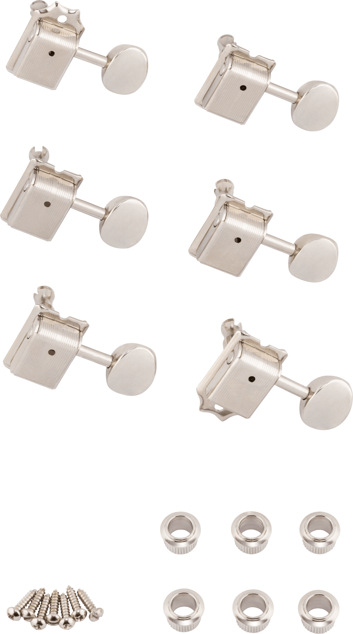 Fender 0992074105 American Vintage Staggered Gitaarstemmechanieken Chroom Set van 6