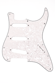 Fender 0992140000 Stratocaster SSS Slagplaat Wit Parelmoer 11-Gaats 4-Laags