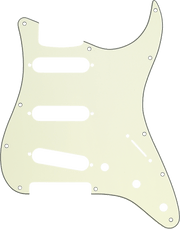 Fender 0992144000 Stratocaster SSS Slagplaat Mintgroen 11-Gaats 3-Laags
