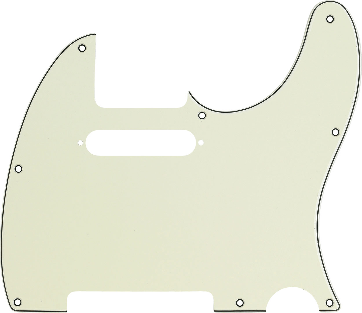 Fender 0992154000 Standard Telecaster Slagplaat Mintgroen 8-Gaats 3-Laags