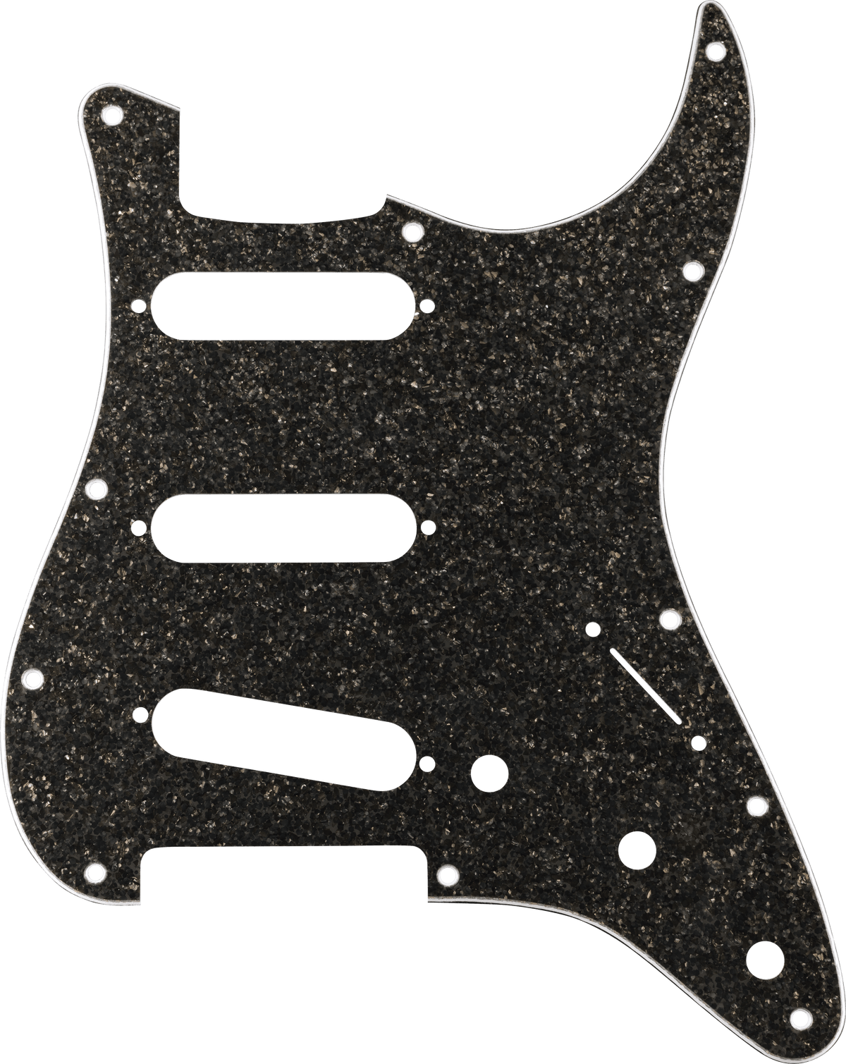 Fender 0992187001 Stratocaster SSS Slagplaat Donkergrijs Sparkle Hybride Glas/Glitter