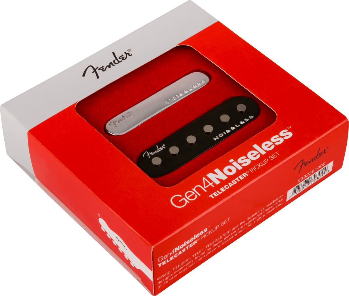 Fender 0992261000 Gen 4 Noiseless Telecaster Elementset Zwart/Chroom