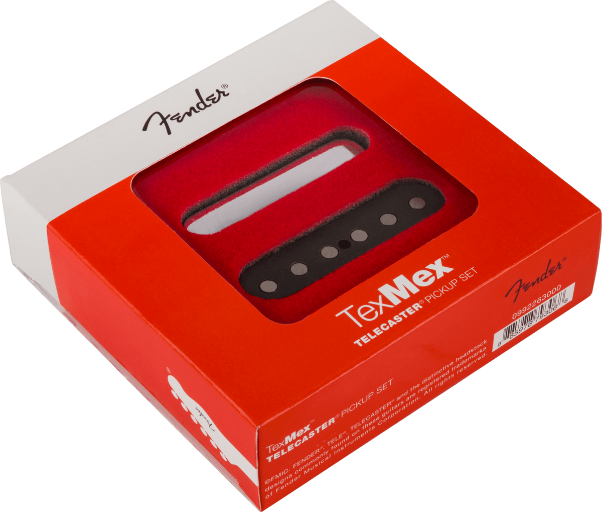 Fender 0992263000 Tex-Mex Telecaster Elementset Zwart/Chroom