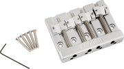 Fender 0994407000 HiMass 4-Snarige Basgitaarbrug met Zinken Zadels Chroom
