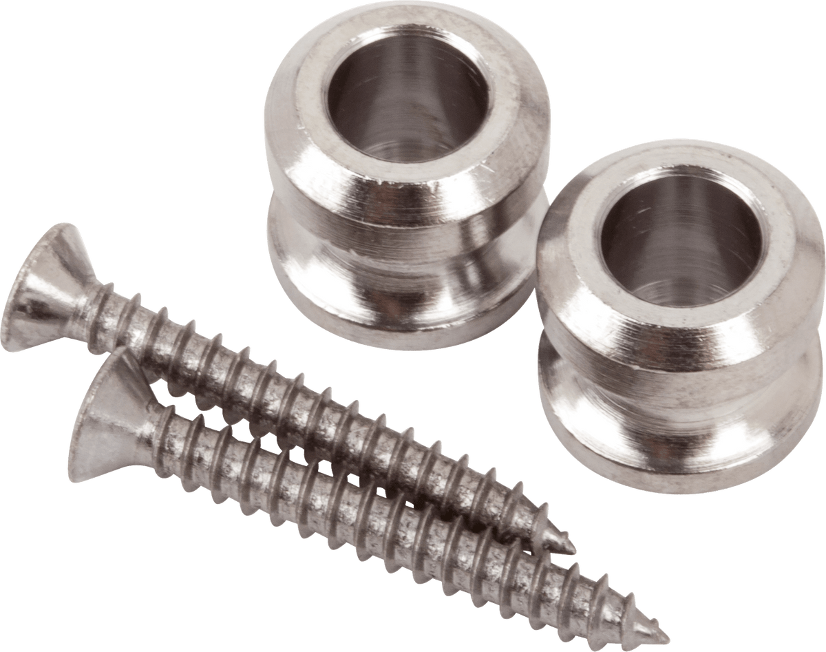 Fender 0994914000 Strap Buttons voor Straplocks Chroom Set van 2