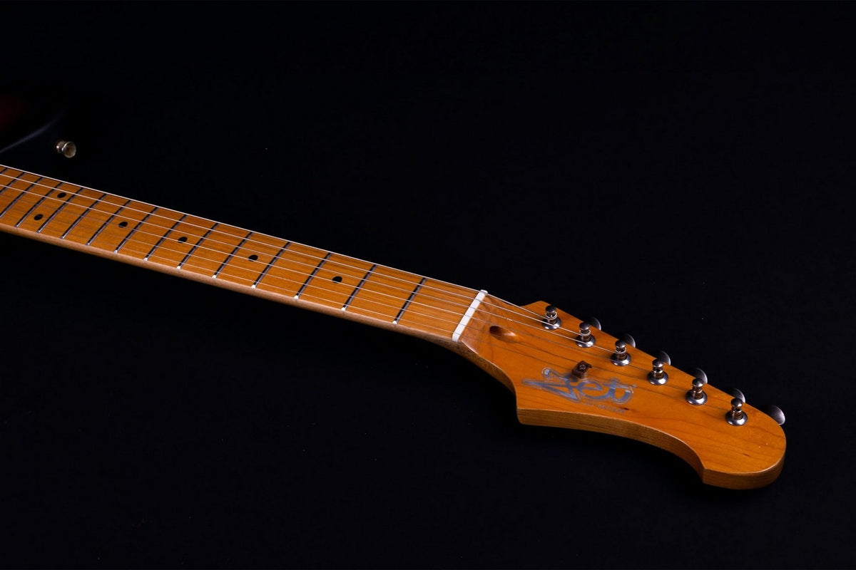 JET Guitars JT-350 RLC SB – elektrische gitaar – T-stijl SH Sunburst 'relic'