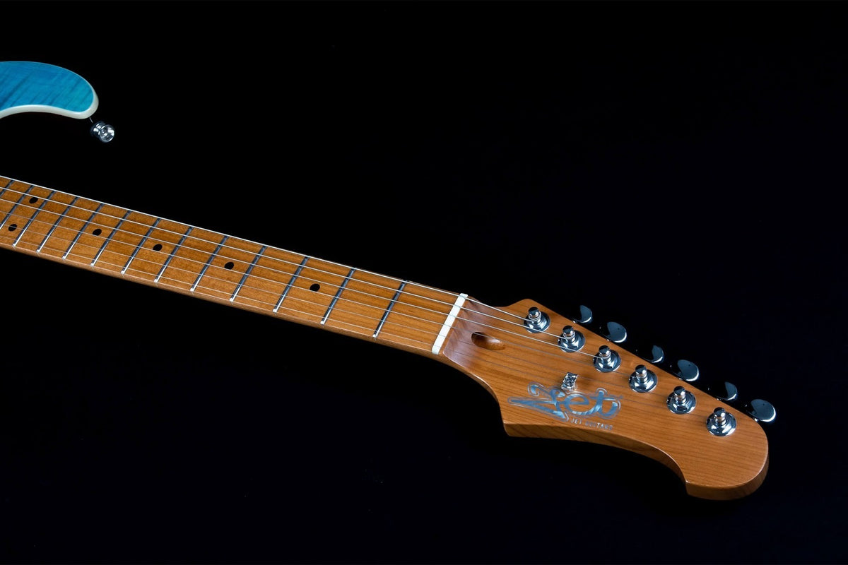 JET Guitars JS-450 OBL – elektrische gitaar – S-stijl HSS Oceaanblauw