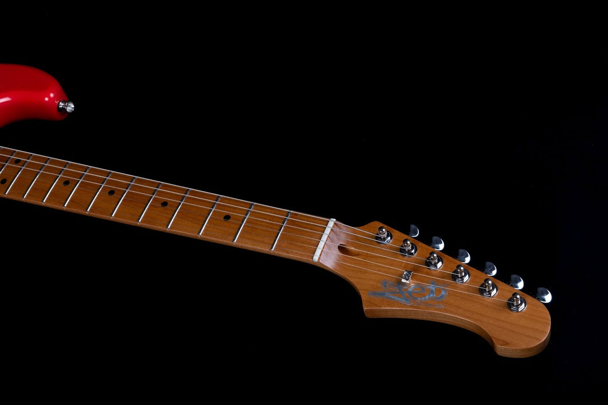 JET Guitars JS-400 CRD – elektrische gitaar – S-stijl HSS Koraalrood