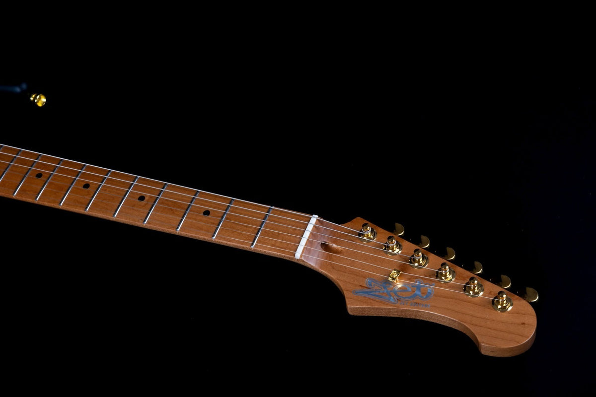 JET Guitars JS-700 MBK – elektrische gitaar – S-stijl HH mat Zwart