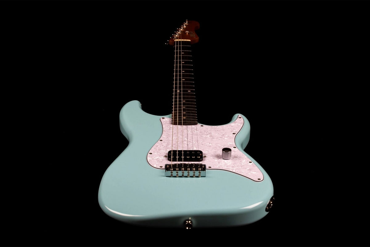 JET Guitars JS-400 HT BL – elektrische gitaar – S-stijl HSS hardtail Blauw, palissander toets