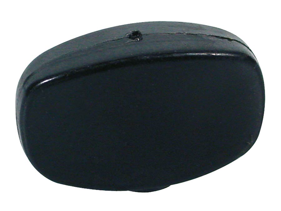 Boston BUT-08 Mechaniekknoppen, zwart plastic, push-on model, 21x13mm, 12-pack