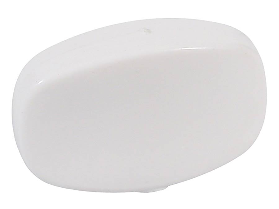 Boston BUT-10 Mechaniekknoppen, ivoorkleurig plastic, push-on model, 21x13mm, 12-pack