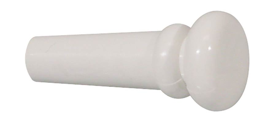 Boston 2092 Eindknop, plastic, wit, folk model (viool vorm), 12-pack