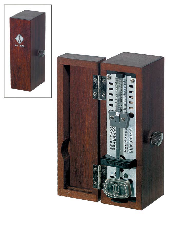 Wittner Metronoom - Houten Kast, zonder Bel, Mat