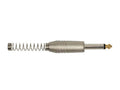 Boston S-230 Jack plug, 6,3mm, 2-polig, nikkel, met veer, 7,3mm
