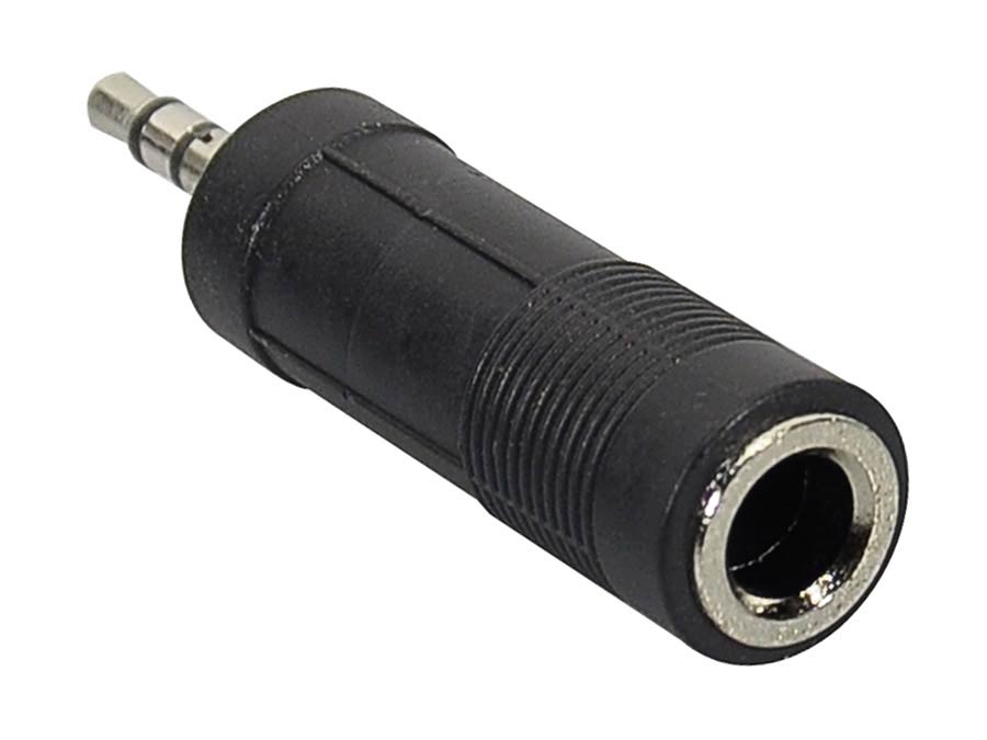 Boston AT-120 Verloopplug, 6,3mm jack female stereo, 3,5mm jack male stereo