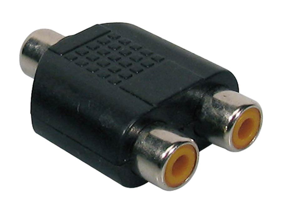 Boston AT-225 Verloop plug, 2x RCA female, RCA female