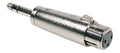 Boston AT-295 Verloop plug, XLR female metaal, 6,3mm jack male stereo