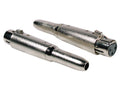 Boston AT-310 Verloop plug, XLR female metaal, 6,3mm jack female mono