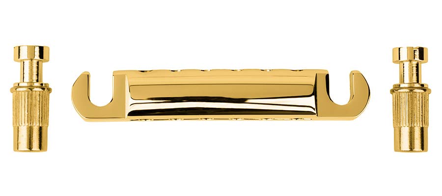 Boston T-70-G Staartstuk gitaar, LP-model, goud, met studs and anchors