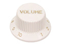 Boston KW-240-V Bell knob, Stallion, white, volume
