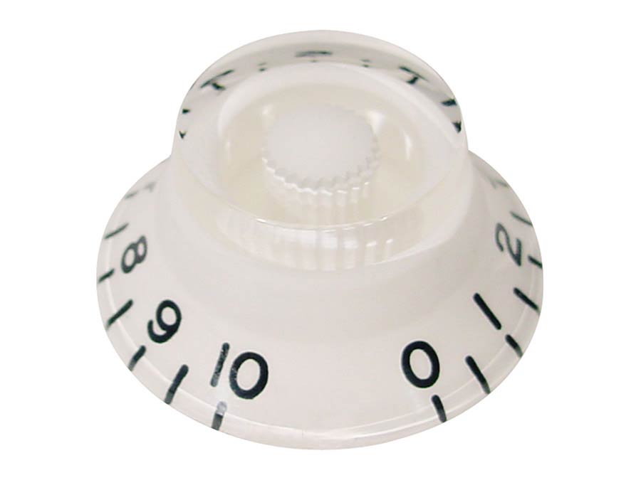 Boston KW-160 Bell knob, transparent white