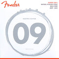 Fender snarenset elektrisch, nickel roundwound, light: 009-011-016-024-032-042
