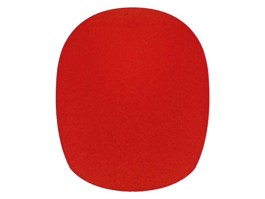 Boston WS-10-RD Plopkap, type: bal, rood, standaard, 5 stuks, hoogte 68, diameter 35/65