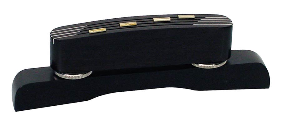 Boston P-103-EB Brug voor Beatle bass, ebben, hoogte verstelbaar, adjustable fret kam