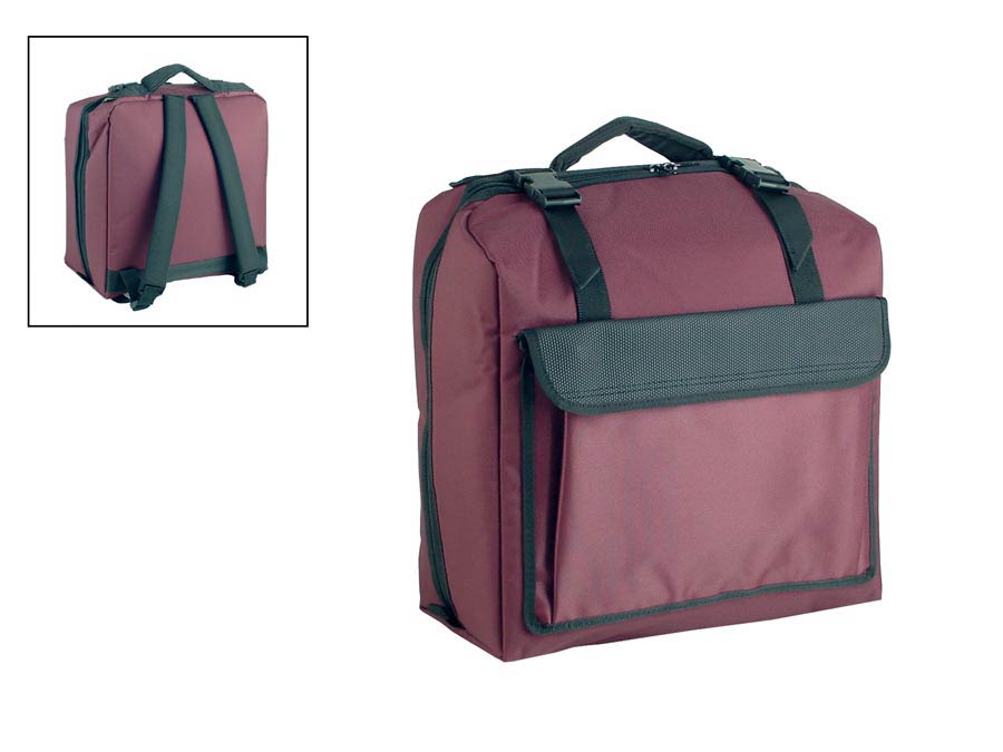 Boston Z-DIA-RD Accordeon tas, rood, 2 rugriemen, voor diatonische modellen