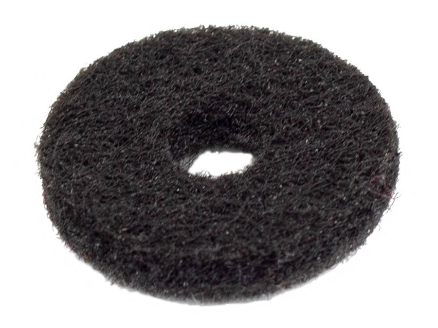 Boston EP-FEW Vilten ring voor riemknop, zwart, 12x2mm, 12-pack
