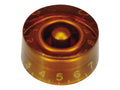 Boston KA-110 Speed knob (hatbox), transparent amber