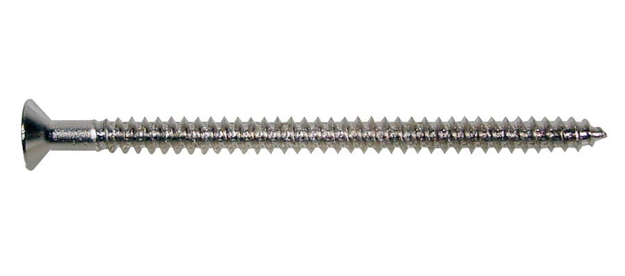 Boston PS-13-N Pickup screw, 2,6x40mm, 12pcs, flat countersunk, tapping, nickel