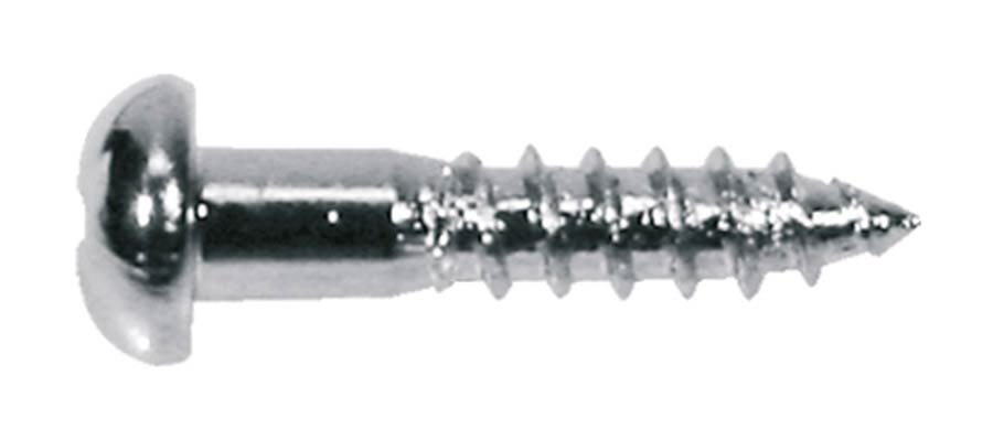 Boston WS-02-C Screw, 2,1x10mm, 12pcs, dome head, chrome