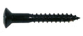 Boston WS-04-B Screw, 3,5x25mm, 12pcs, oval countersunk, black