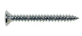 Boston TS-03-N Screw, 4x45mm, 12pcs, oval countersunk, tapping, for neck mount, nickel