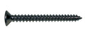 Boston TS-03-B Screw, 4x45mm, 12pcs, oval countersunk, tapping, for neck mount, black