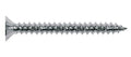 Boston TS-05-C Screw, 3,5x25mm, 12pcs, flat countersunk, tapping, chrome